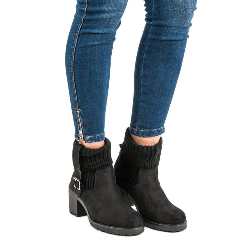 Seastar Suede korkokengät musta 1