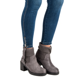 Seastar Suede korkokengät harmaa 2