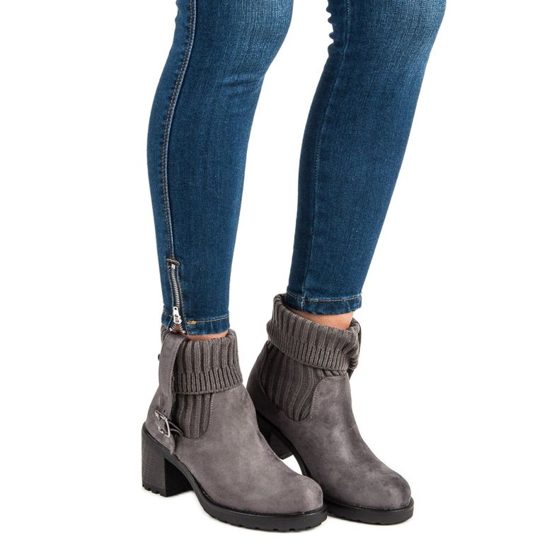 Seastar Suede korkokengät harmaa 2