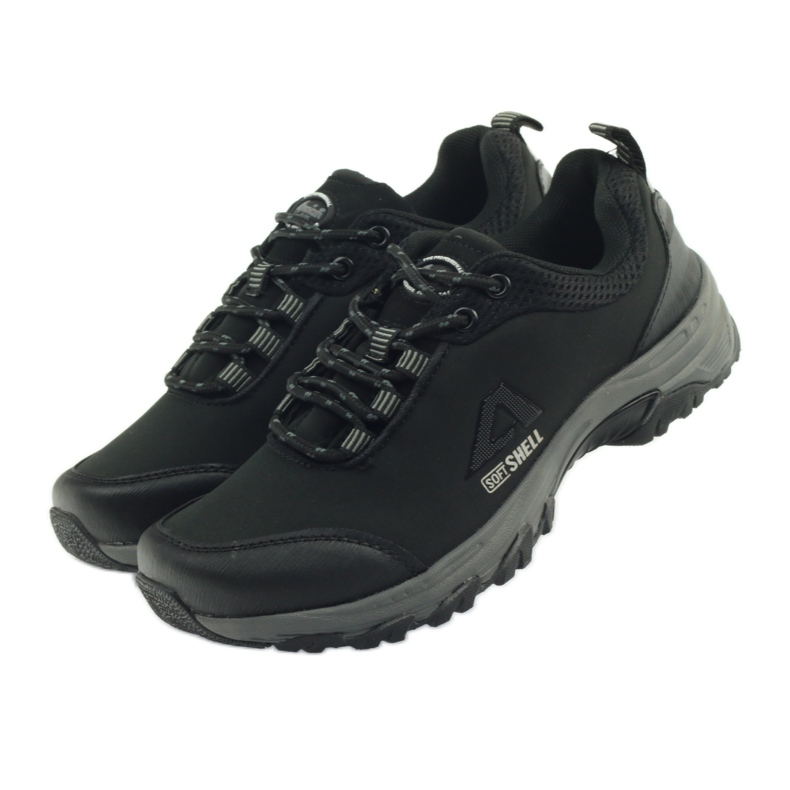 American Club Urheilullinen amerikkalainen vedenpitävä softshell musta 4