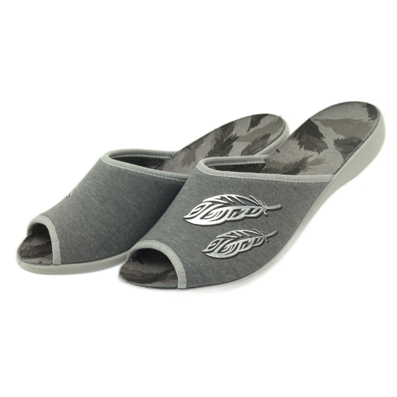 Befado naisten kengät tossut 254D096 tossut harmaa 4