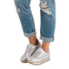 Bestelle Sidotut lenkkarit espadrillit harmaa 1