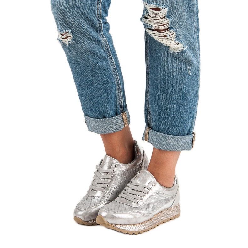 Bestelle Sidotut lenkkarit espadrillit harmaa 1 Bestelle Sidotut lenkkarit espadrillit harmaa 1