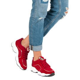 Vices Mokkanahkaiset urheilukengät punainen 2