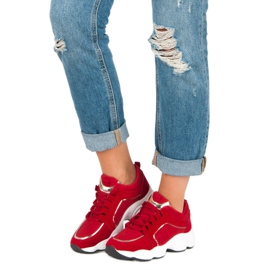 Vices Mokkanahkaiset urheilukengät punainen 1