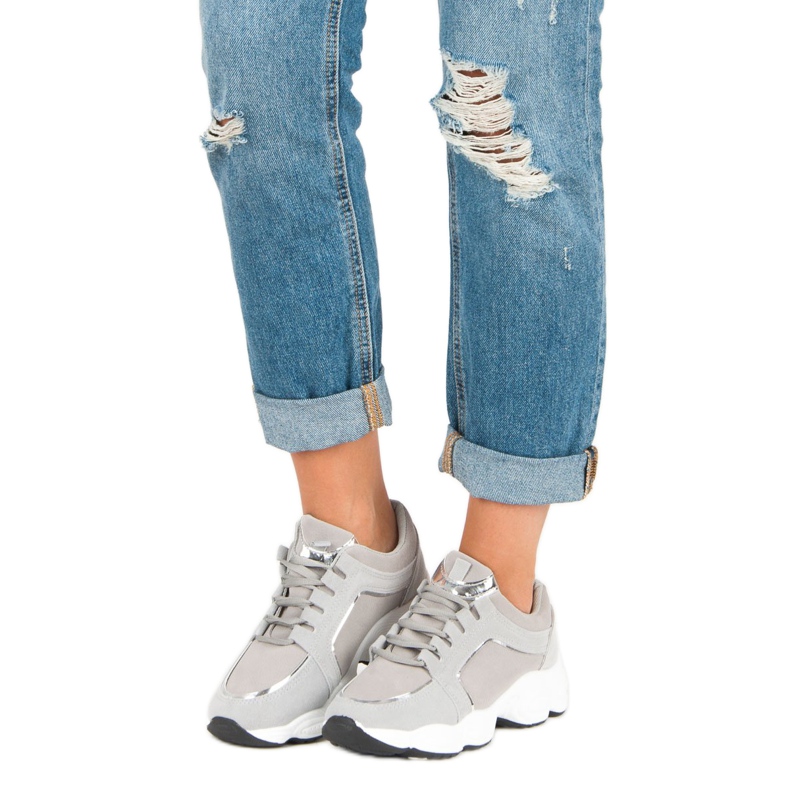 Vices Mokkanahkaiset urheilukengät harmaa 1