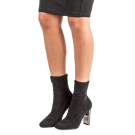 Vices Tyylikkäät mokkanahkakengät musta 1 Vices Tyylikkäät mokkanahkakengät musta 1