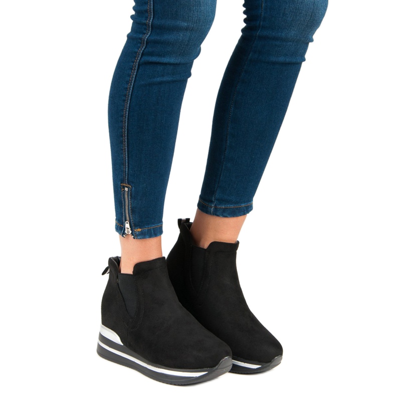 Bestelle Jodhpur -saappaat alustalla musta 1