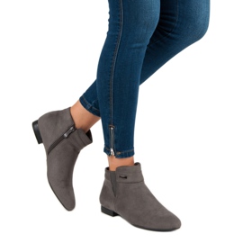 Vinceza Harmaat litteät nilkkurit 2