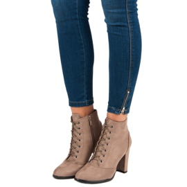 Juliet Sidotut saappaat postissa ruskea 1