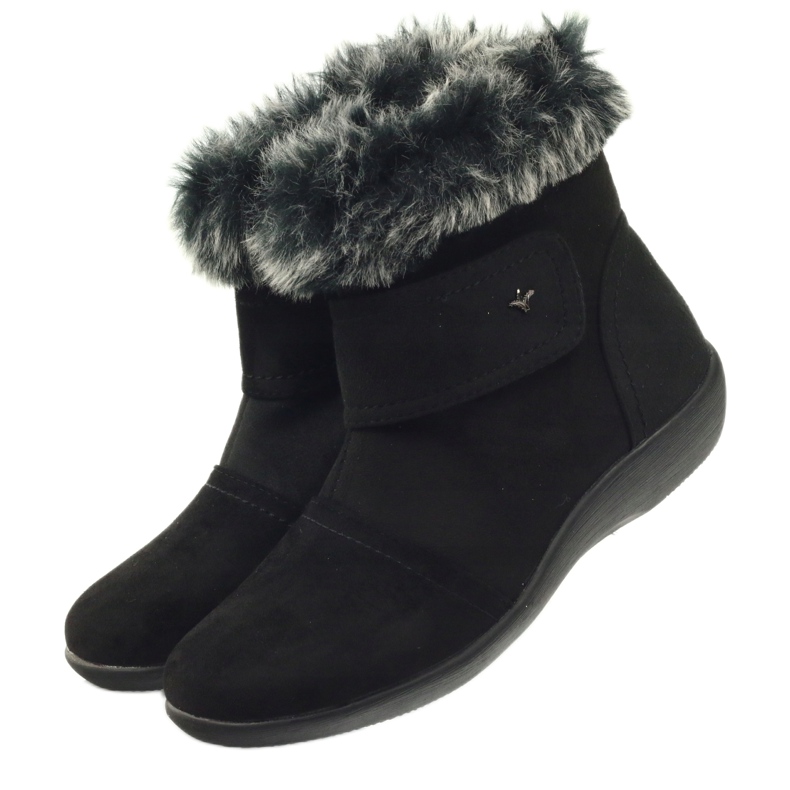 Aloeloe Naisten mustat saappaat erittäin mukavat 3