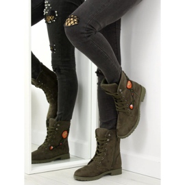 Työntekijät, joilla on kirjonta AB-9 Army Green vihreä 1