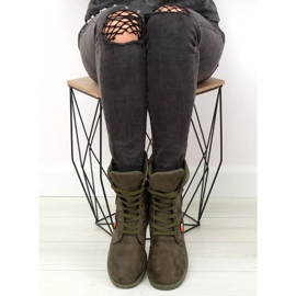 Työntekijät, joilla on kirjonta AB-9 Army Green vihreä 2