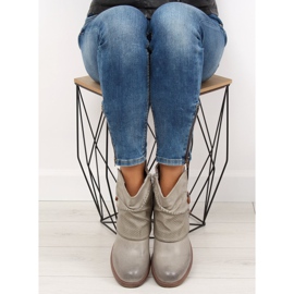 Harmaa Harmaa naisten saappaat 640-PA Harmaa 1