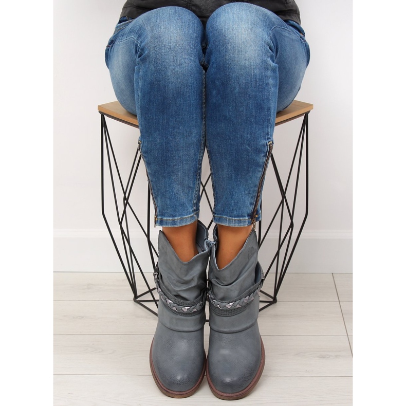 Siniset naisten siniset saappaat 815-PA Blue sininen 1