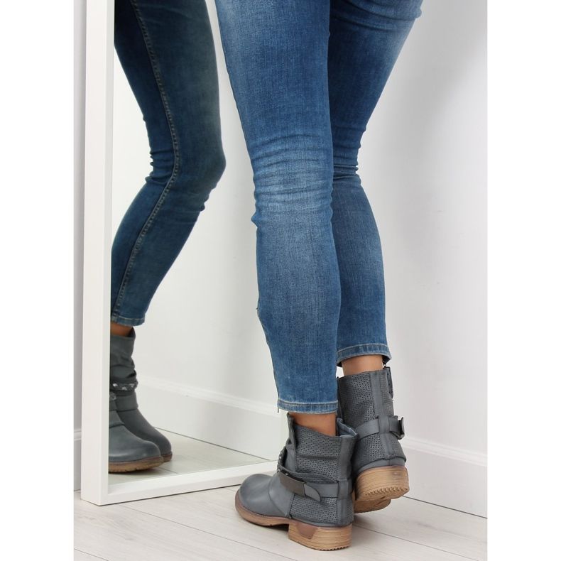 Siniset naisten siniset saappaat 815-PA Blue sininen 2