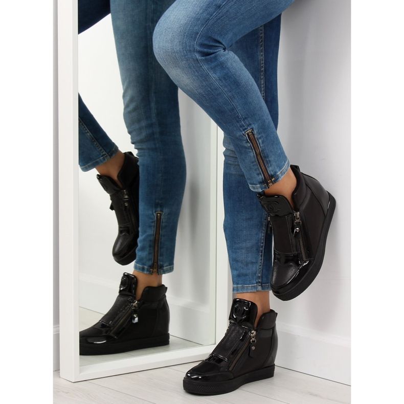 Mustat naisten lenkkarit R24-6 Musta 2