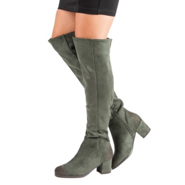 VINCEZA-polvisaappaat vihreä 1