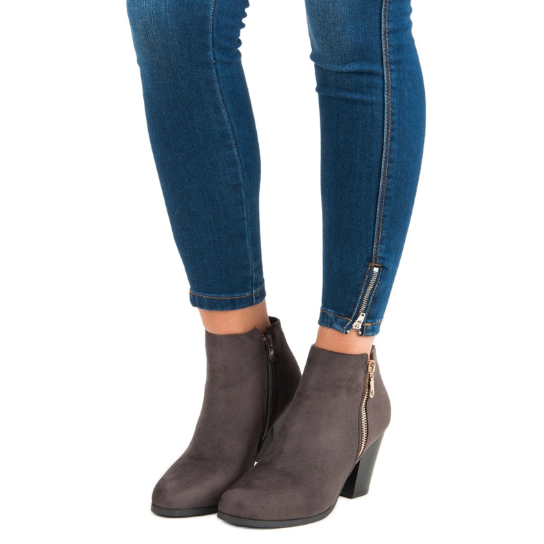 Groto Gogo Mokkanahkakengät baarissa harmaa 1