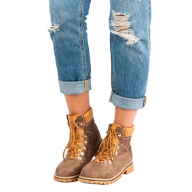 Naisten ruskeat vaelluskengät 1