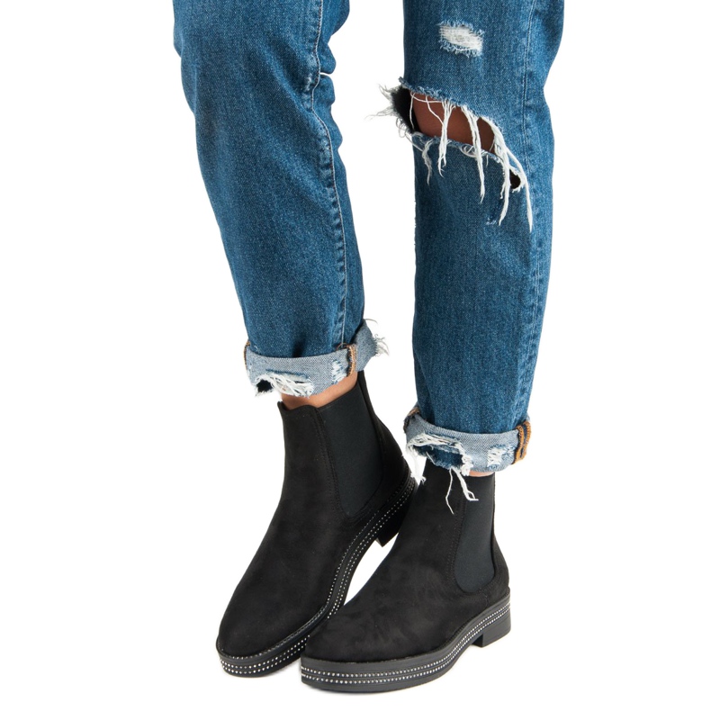 Seastar Naisten mustat saappaat 1