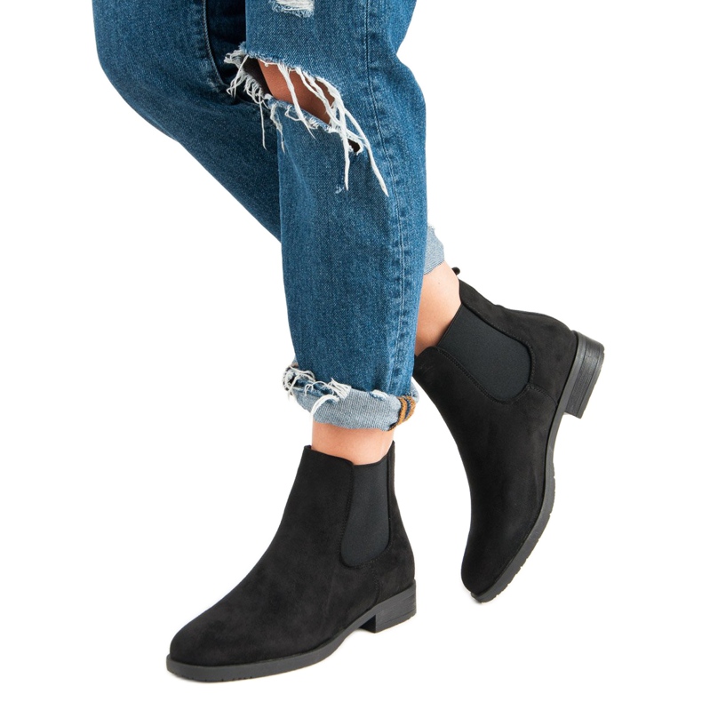 Seastar Mokkanahkaiset Jodhpur -saappaat musta 2