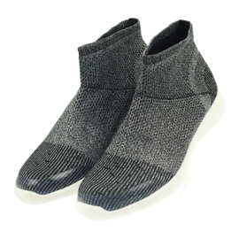 American Club American Black Sports Sports Shoes 17044 Musta/hopea 3