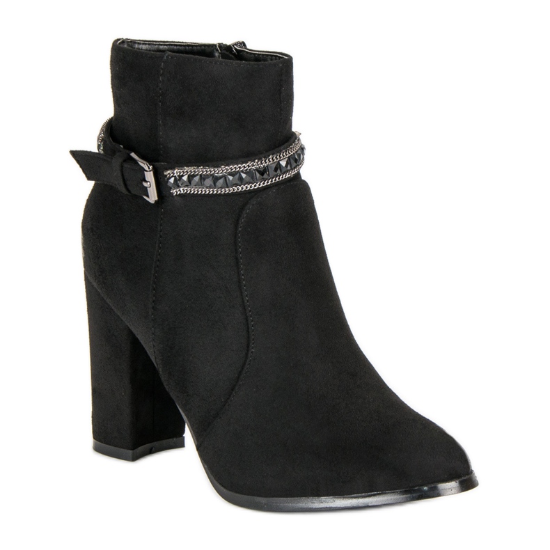 VINCEZA mokkanahkaiset korkokengät musta 2