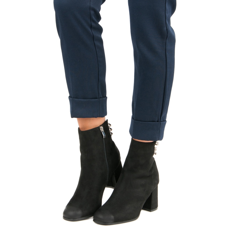 Tyylikkäät saappaat VINCEZA -postauksessa musta 1