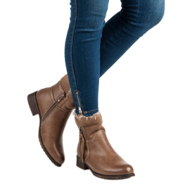 Forever Folie Lämpimät naisten saappaat ruskea 2