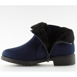 Lämpimät Jodhpur-saappaat, tummansininen XY-528 Blue 2