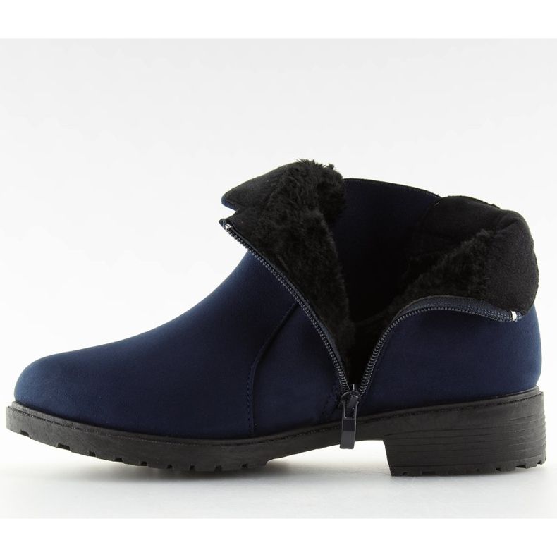 Lämpimät Jodhpur-saappaat, tummansininen XY-528 Blue 2
