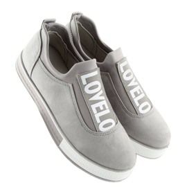 Harmaa Naisten harmaat lenkkarit X-9707 Harmaa 2