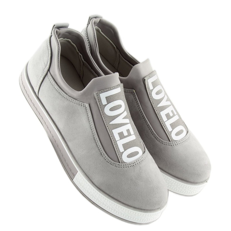 Harmaa Naisten harmaat lenkkarit X-9707 Harmaa 2