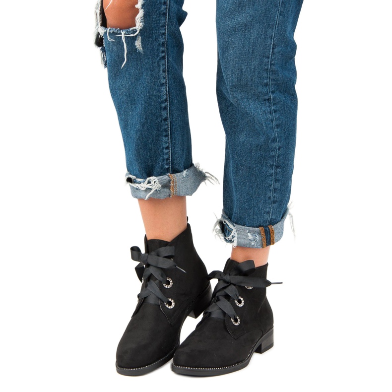 Seastar Sidotut mokkanahkakengät musta 1