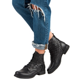 Forever Folie Rennot sidotut nilkkurit musta 2 Forever Folie Rennot sidotut nilkkurit musta 2