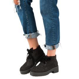 Anesia Paris Muodikkaat mokkanahkakengät musta 1