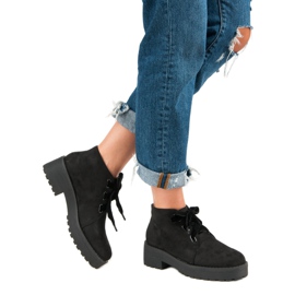 Anesia Paris Muodikkaat mokkanahkakengät musta 2