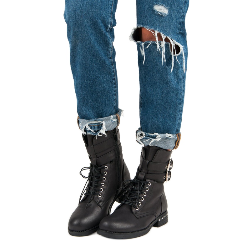 Super Me Mukavat saappaat musta 1