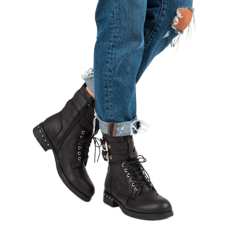 Super Me Mukavat saappaat musta 2