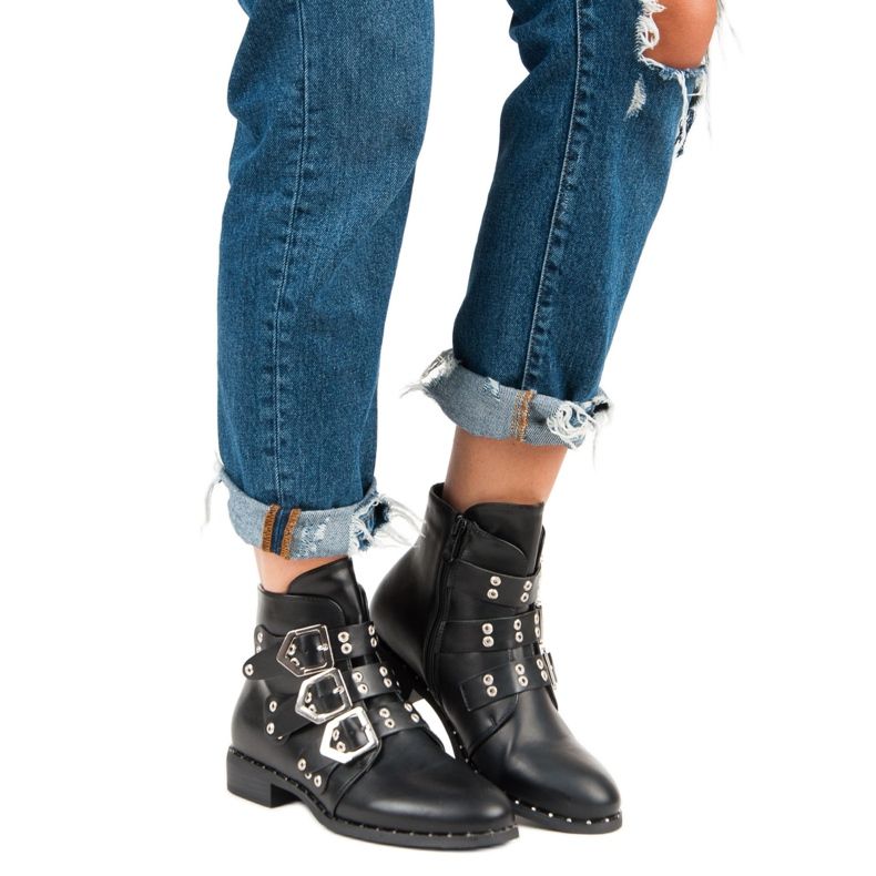 Kayla Rock saappaat musta 1