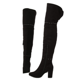 Mustat korkokengät 539-1 Musta 1