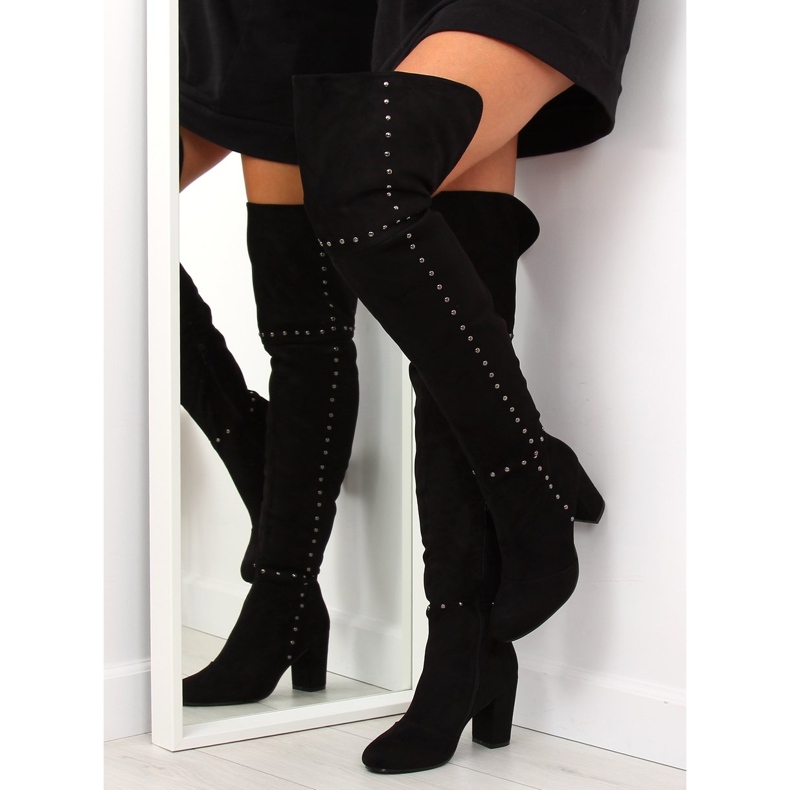 Mustat korkokengät 539-1 Musta 2