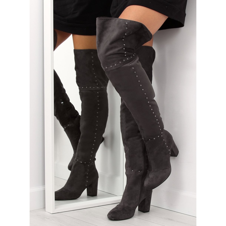 Harmaat korkokengät 539-1 Harmaa 2