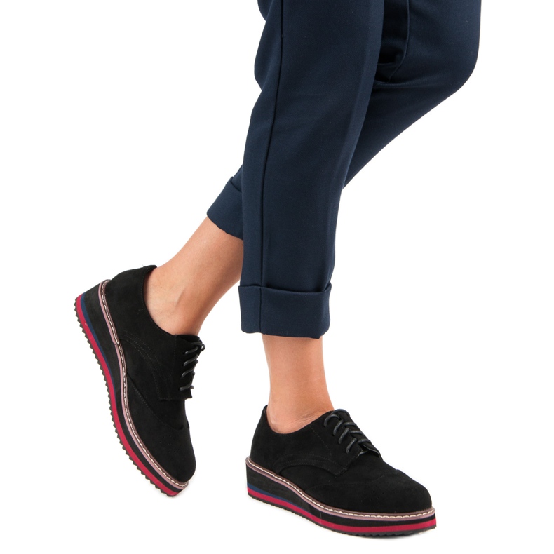 Mokkanahkakengät musta 2