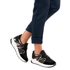 Tyylikkäät urheilukengät musta 2