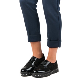 Nio Nio Tyylikkäät naisten kengät musta 1