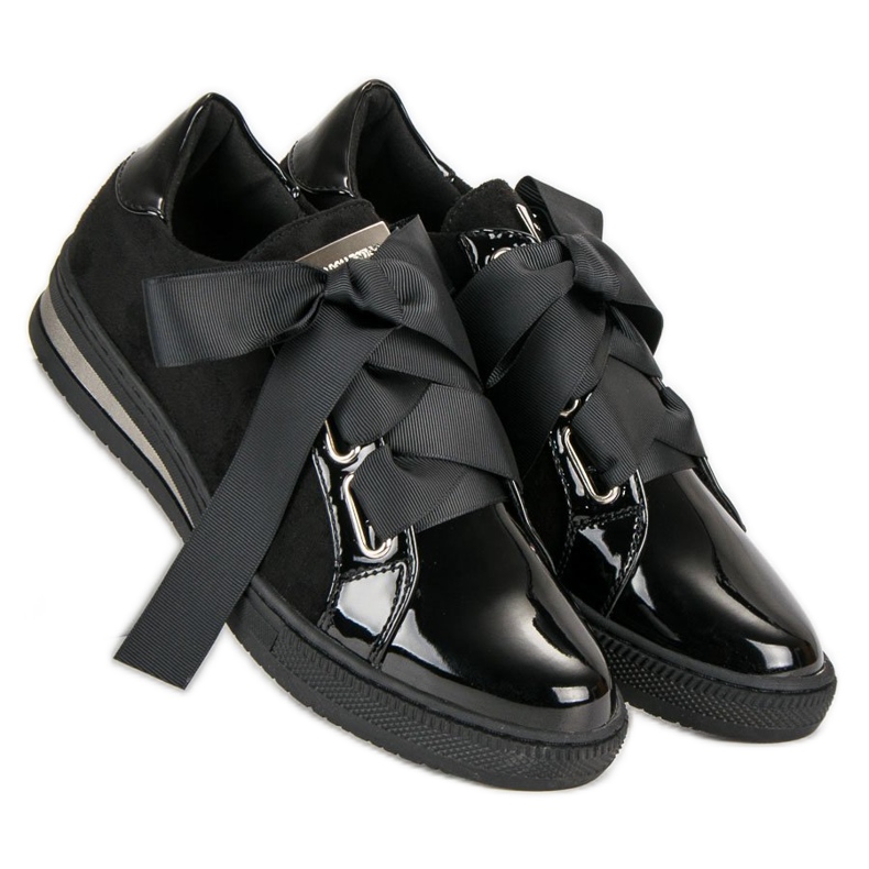 Filippo Tyylikkäät lenkkarit musta 1