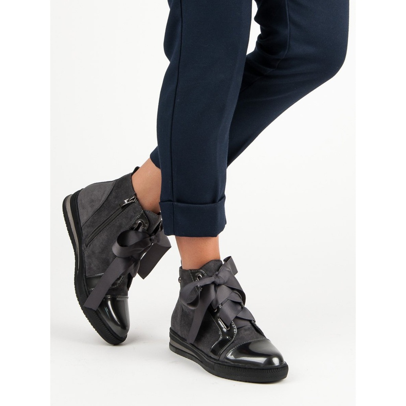 Filippo Tyylikkäät lenkkarit nilkan yläpuolella harmaa 2