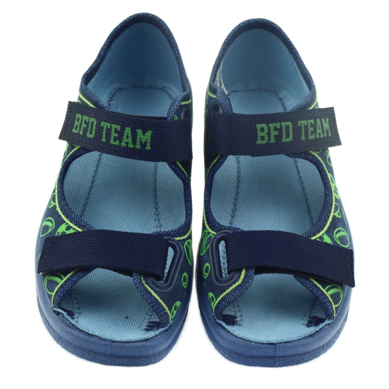 Befado lasten kengät sandaalit tohvelit 969x124 vihreä laivastonsininen 3